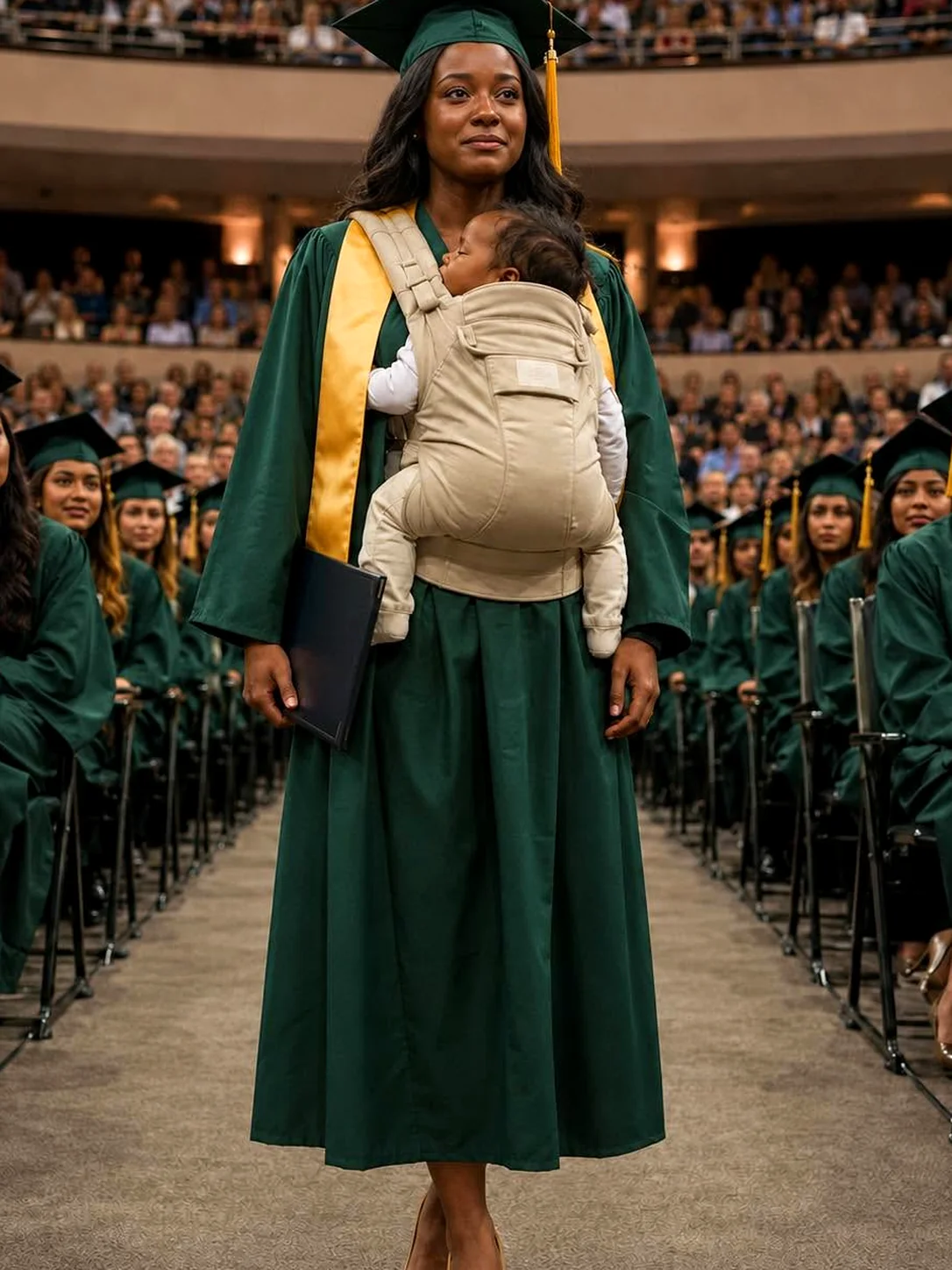 I Graduated Valedictorian While Carrying the Baby Everyone Called My Shame, But I Was Ready to Expose Their Lies