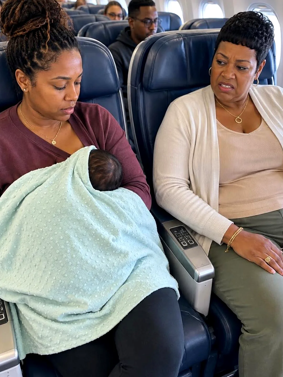 The Day My Daughter Stood Up for Me on a Crowded Flight After Losing Everything
