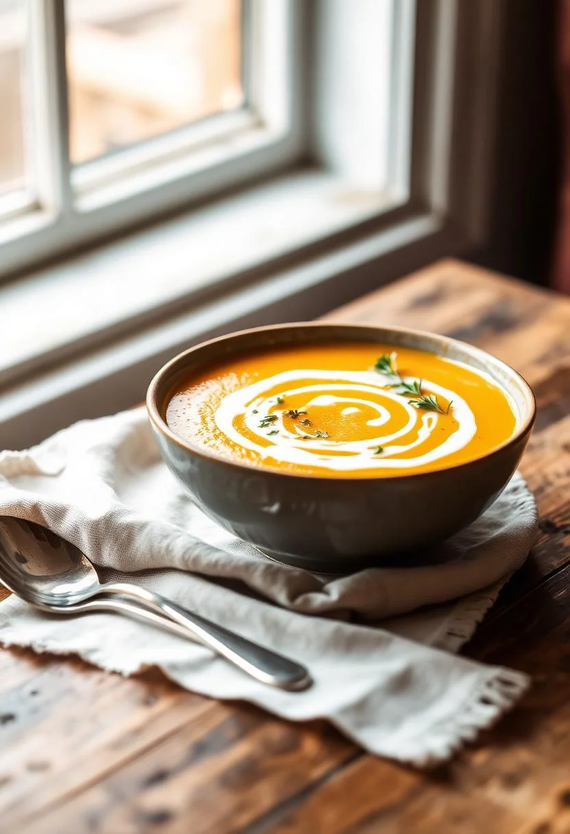 Cozy Creamy Butternut Squash Soup