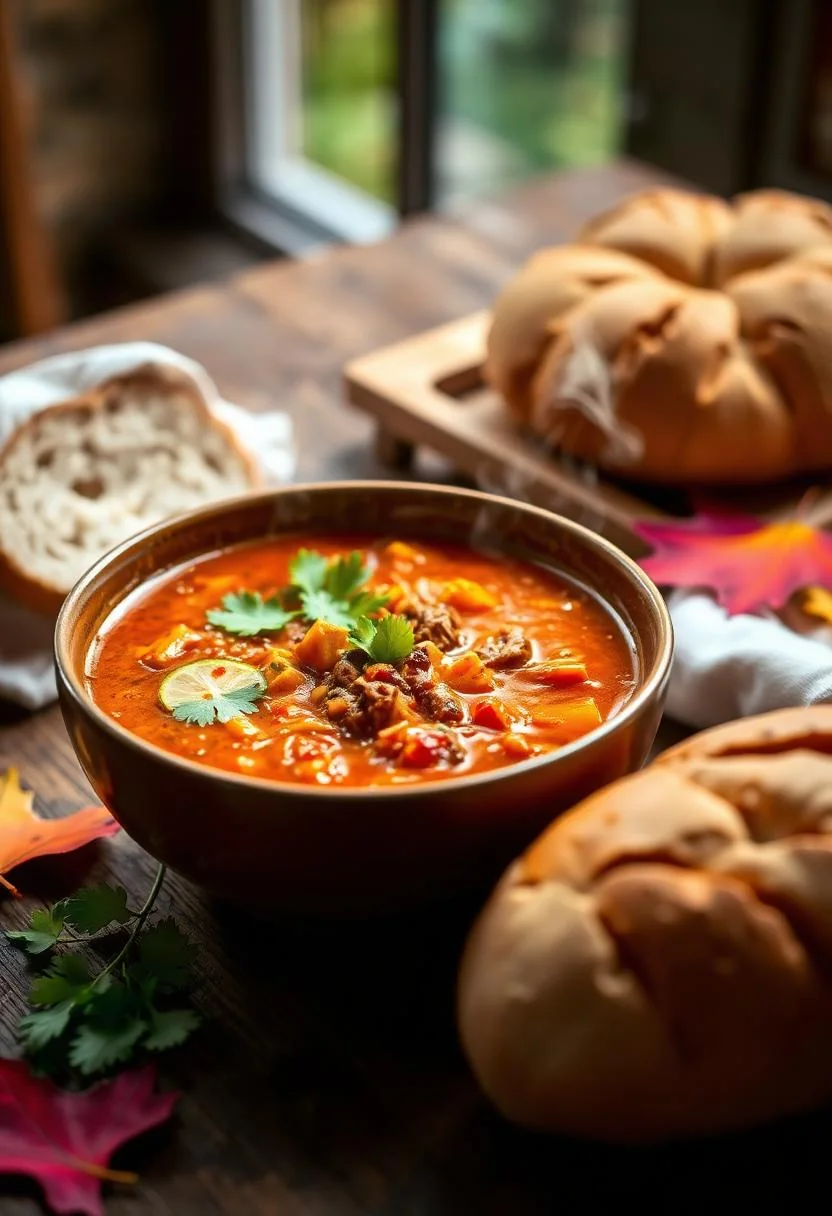 Spicy Autumn Beef & Pumpkin Chili: A Cozy Fall Recipe for Flavor Lovers