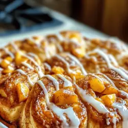 Imagine sinking your teeth into a soft, fluffy roll bursting with the sweet, juicy flavor of ripe peaches, all wrapped in a warm embrace of cinnamon and sugar. This is precisely what you can expect with our delicious Peach Cobbler Cinnamon Rolls. This innovative recipe combines two beloved desserts into one irresistible treat, merging the comforting qualities of traditional cinnamon rolls with the seasonal brightness of peach cobbler.