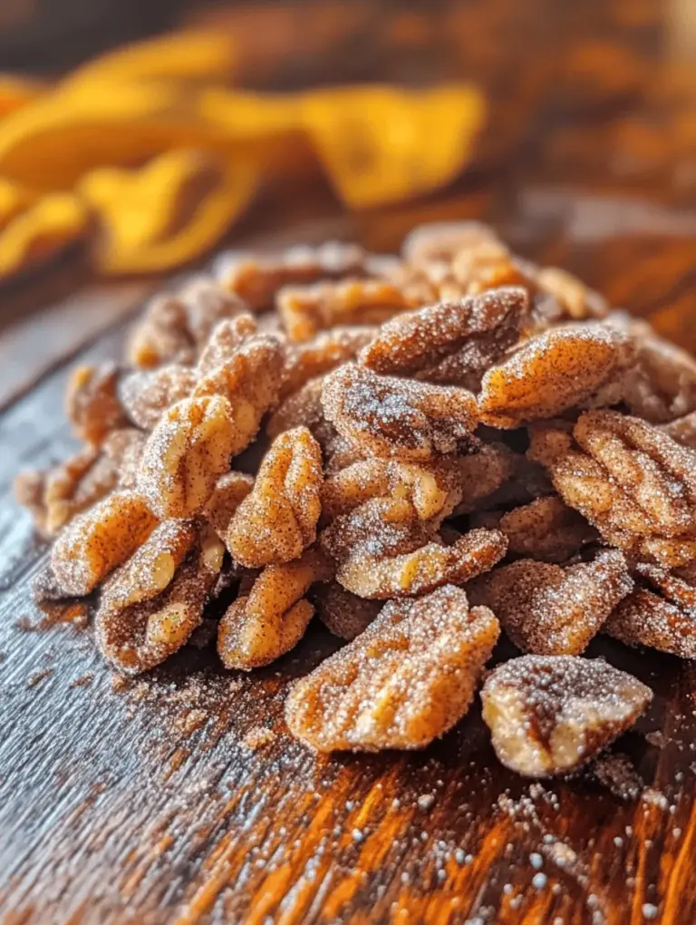 Welcome to the delightful world of sweet snacks, where every bite can transport you to a realm of comfort and indulgence. Among the myriad of sweet treats, Sweet Cinnamon Sugar Pecans stand out as a perfect blend of sweetness and spice, tantalizing your taste buds with their crunchy texture and rich flavor profile. These pecans are not just a treat; they are a versatile delight that can elevate any occasion. Whether you're enjoying them as a snack, gifting them in a decorative jar, or using them as a topping for desserts and salads, sweet cinnamon sugar pecans are an irresistible addition to your culinary repertoire.