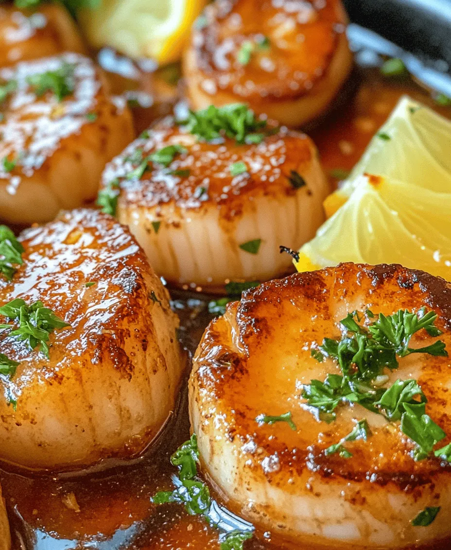 To truly appreciate Garlic Lemon Butter Seared Scallops, it is essential to understand the unique characteristics of scallops themselves. These delectable mollusks are celebrated for their sweet, buttery flavor and tender texture, making them a sought-after choice in seafood cuisine. There are two main varieties of scallops that you may encounter: sea scallops and bay scallops.