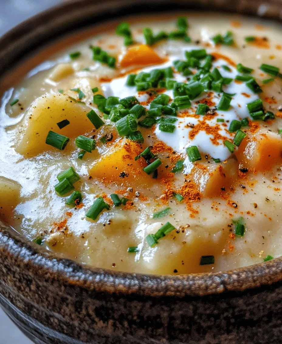 Comfort food has an unparalleled ability to nurture both body and soul, enveloping us in warmth and nostalgia with every bite. As the days grow shorter and the temperatures drop, there's nothing quite like a bowl of creamy soup to chase away the chill and provide a sense of coziness. Creamy soups, in particular, hold a special place in our hearts, offering a soothing experience that feels like a warm hug on a cold day. Among the myriad of comforting recipes, potato-based dishes stand out for their timeless appeal, versatility, and the satisfaction they deliver.