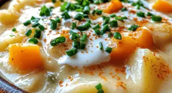 Indulge in Comfort: Creamy Bavarian Potato Soup Recipe