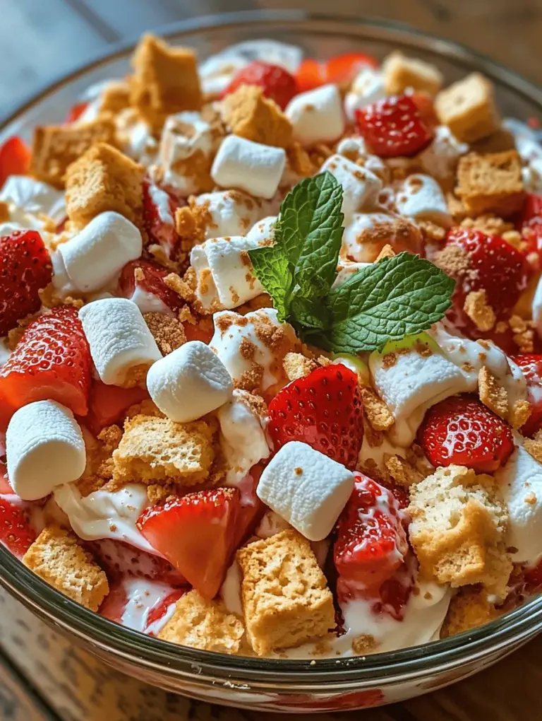 To create the ultimate Strawberry Shortcake Fluff Salad, it's essential to focus on the quality of ingredients used. Each component plays a significant role in contributing to the overall flavor and texture of the dish. Let’s delve into the key ingredients that make this salad a standout choice for any summer gathering.