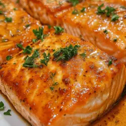 Salmon has long been celebrated as a top choice for health-conscious seafood lovers. Renowned for its rich flavor, versatility, and numerous health benefits, salmon is a staple in kitchens around the world. Whether grilled, baked, or pan-seared, this delicious fish consistently delivers a satisfying meal that appeals to both seafood enthusiasts and those new to trying fish. Among the myriad of ways to prepare salmon, the Garlic Butter Salmon Delight recipe stands out for its simplicity and the robust flavors it brings to the table.
