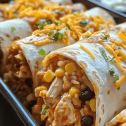 Smothered Baked Chicken Burritos are a delightful fusion of flavors and textures that have earned their place as a beloved comfort food among families and food enthusiasts alike. Imagine tender, shredded chicken enveloped in a warm, soft tortilla, generously layered with zesty enchilada sauce and melted cheese. This dish offers the perfect combination of savory, spicy, and cheesy goodness, making it an irresistible choice for both casual weeknight dinners and festive gatherings.