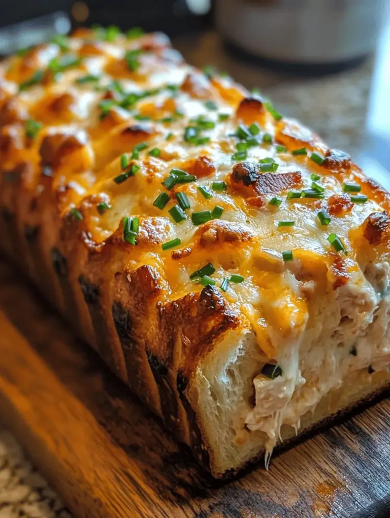 If you're searching for a dish that combines mouthwatering flavors with a satisfying texture, look no further than Chicken Bacon Ranch Stuffed Bread. This delectable recipe seamlessly marries the savory goodness of chicken and crispy bacon with the zesty taste of ranch dressing, all enveloped in a crusty loaf of bread. Ideal for gatherings, game day snacks, or a cozy family dinner, this stuffed bread is sure to impress your guests and keep everyone coming back for more.