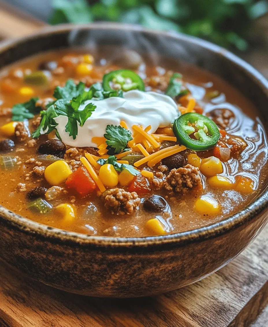 As the temperatures drop and the days grow shorter, many of us find ourselves craving warm, comforting meals that not only fill our bellies but also lift our spirits. There’s something about a steaming bowl of soup that brings a sense of comfort, especially during the colder months. Among the myriad of soup options available, Fiesta Taco Soup stands out as a vibrant and hearty choice that encapsulates the beloved flavors of tacos in an easily accessible soup format.