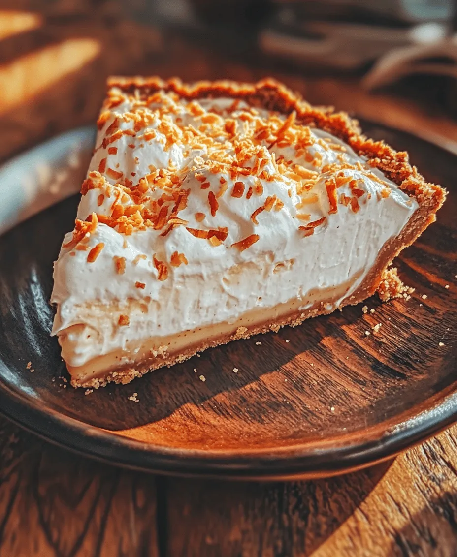 There’s something undeniably special about Grandma’s recipes; they are often laden with nostalgia and the comforting scents of home cooking that transport us back to simpler times. Among these cherished culinary treasures, coconut cream pie stands out as a classic dessert that evokes memories of family gatherings, laughter, and warmth. The creamy texture, combined with a crispy graham cracker crust and a fluffy topping, makes this pie a beloved favorite for many.