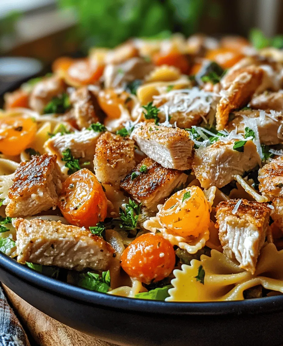 If you're looking for a dish that perfectly blends convenience, flavor, and satisfaction, look no further than the Creamy Chicken Caesar Pasta Salad. This vibrant salad brings together the classic flavors of a Caesar salad with the heartiness of pasta, creating an irresistible meal option that is as delicious as it is versatile. Whether you're preparing a quick lunch for yourself, hosting a laid-back dinner with friends, or bringing a delightful dish to a potluck, this pasta salad checks all the boxes.