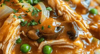 Savory Crockpot Chicken and Gravy Delight