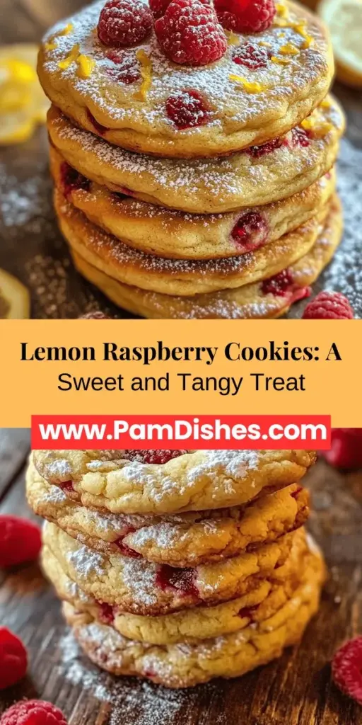 Dive into the irresistible world of Lemon Raspberry Delight Cookies, where zesty lemon meets sweet, juicy raspberries! These homemade delights are not only a feast for the eyes with their vibrant colors but also offer a unique flavor combo that’s perfect for any occasion. Enjoy the warmth of freshly baked cookies while benefiting from the health perks of their natural ingredients. Bake a batch today and savor this tangy-sweet treat! #Cookies #Baking #Dessert #LemonRaspberry #SweetTreats #Homemade #Foodie
