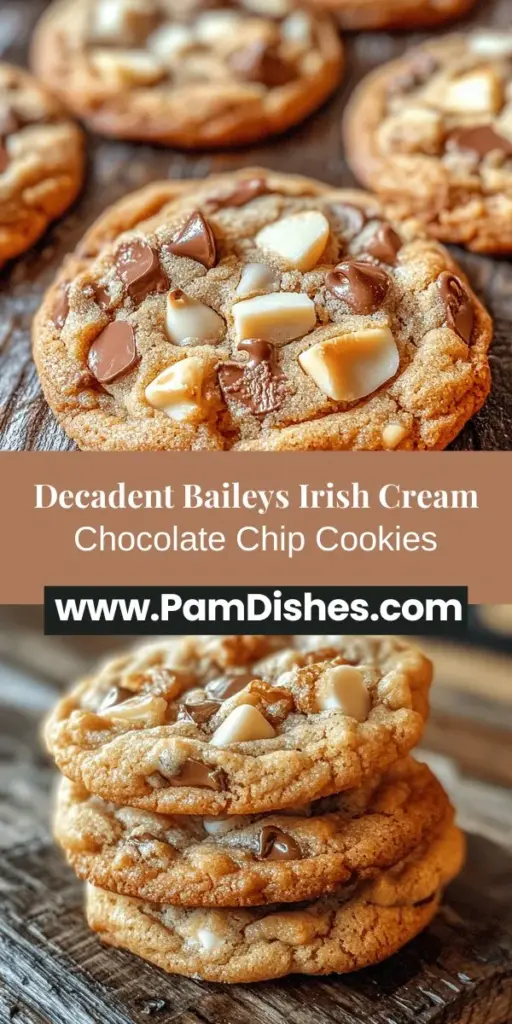 Indulge in the decadent delight of Baileys Irish Cream Chocolate Chip Cookies! This unique twist on the classic treat combines rich chocolate flavors with the creamy goodness of Baileys Irish Cream, creating soft and chewy cookies perfect for any occasion. Whether you’re celebrating a special moment or enjoying a cozy night in, these cookies will impress your guests and satisfy your sweet cravings. With easy ingredients and simple steps, you can bake a batch that will quickly become a favorite in your home. Enjoy the luxurious blend of flavors that makes each bite unforgettable!
