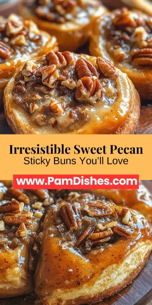 Experience the magic of baking with Sweet & Nutty Pecan Sticky Buns! These delightful treats are a perfect blend of gooey sweetness and crunchy pecans, making them an ideal choice for breakfast, brunch, or dessert. With a simple step-by-step recipe, you can create warm, homemade buns that will fill your home with irresistible aromas. Share them with loved ones and create cherished memories. Enjoy a comforting treat that never fails to impress! #Baking #PecanStickyBuns #Homemade #SweetTreats #BrunchIdeas #DeliciousDesserts