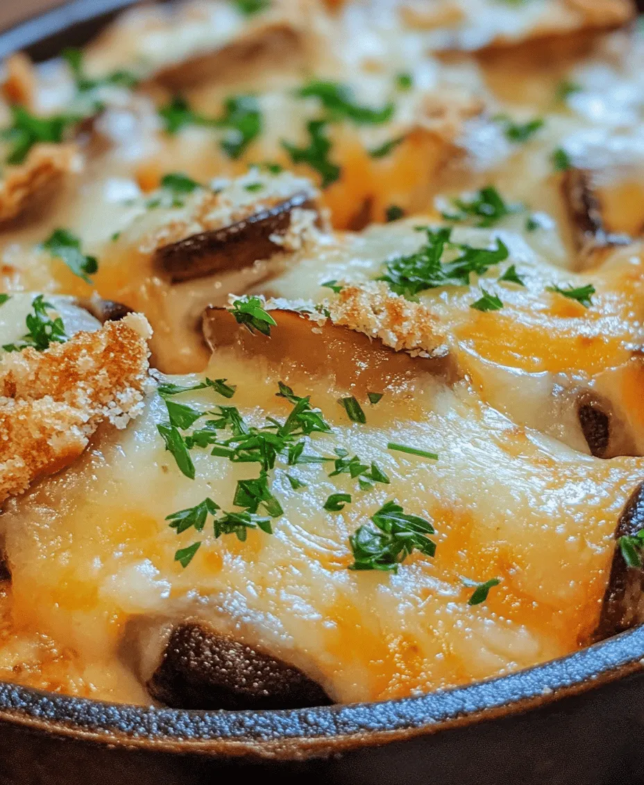 If you’re looking for a dish that encapsulates comfort, flavor, and versatility, look no further than the Baked Cheesy Mushroom Casserole. This delightful recipe combines the earthy, umami-rich flavors of mushrooms with rich, creamy textures and gooey cheese, resulting in a dish that is sure to please everyone at the table. Whether served as a hearty main course or a sumptuous side, this casserole is perfect for family gatherings, potlucks, or cozy weeknight dinners.
