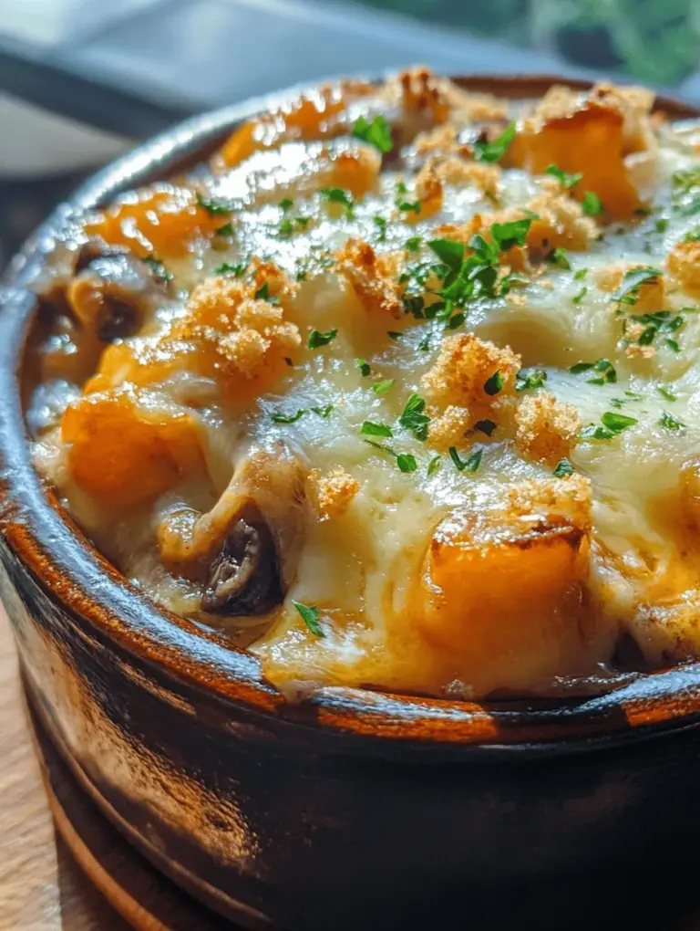 If you’re looking for a dish that encapsulates comfort, flavor, and versatility, look no further than the Baked Cheesy Mushroom Casserole. This delightful recipe combines the earthy, umami-rich flavors of mushrooms with rich, creamy textures and gooey cheese, resulting in a dish that is sure to please everyone at the table. Whether served as a hearty main course or a sumptuous side, this casserole is perfect for family gatherings, potlucks, or cozy weeknight dinners.