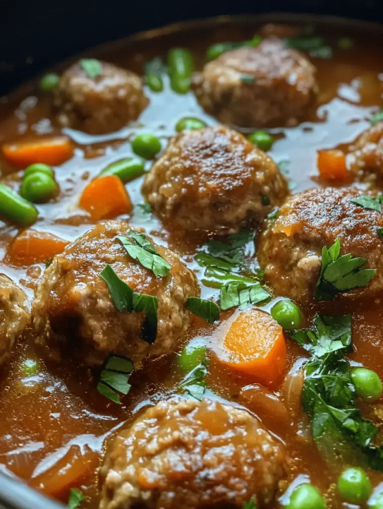 When the temperature drops and the days grow shorter, there's nothing quite like a bowl of warm, comforting stew to wrap you in cozy vibes. Stews have long been cherished for their ability to blend flavors and ingredients into a harmonious dish, perfect for family gatherings or quiet nights in. Among the myriad of stew recipes, the Hearty Meatball Stew stands out as the ultimate comfort food that delivers warmth and satisfaction with every spoonful.