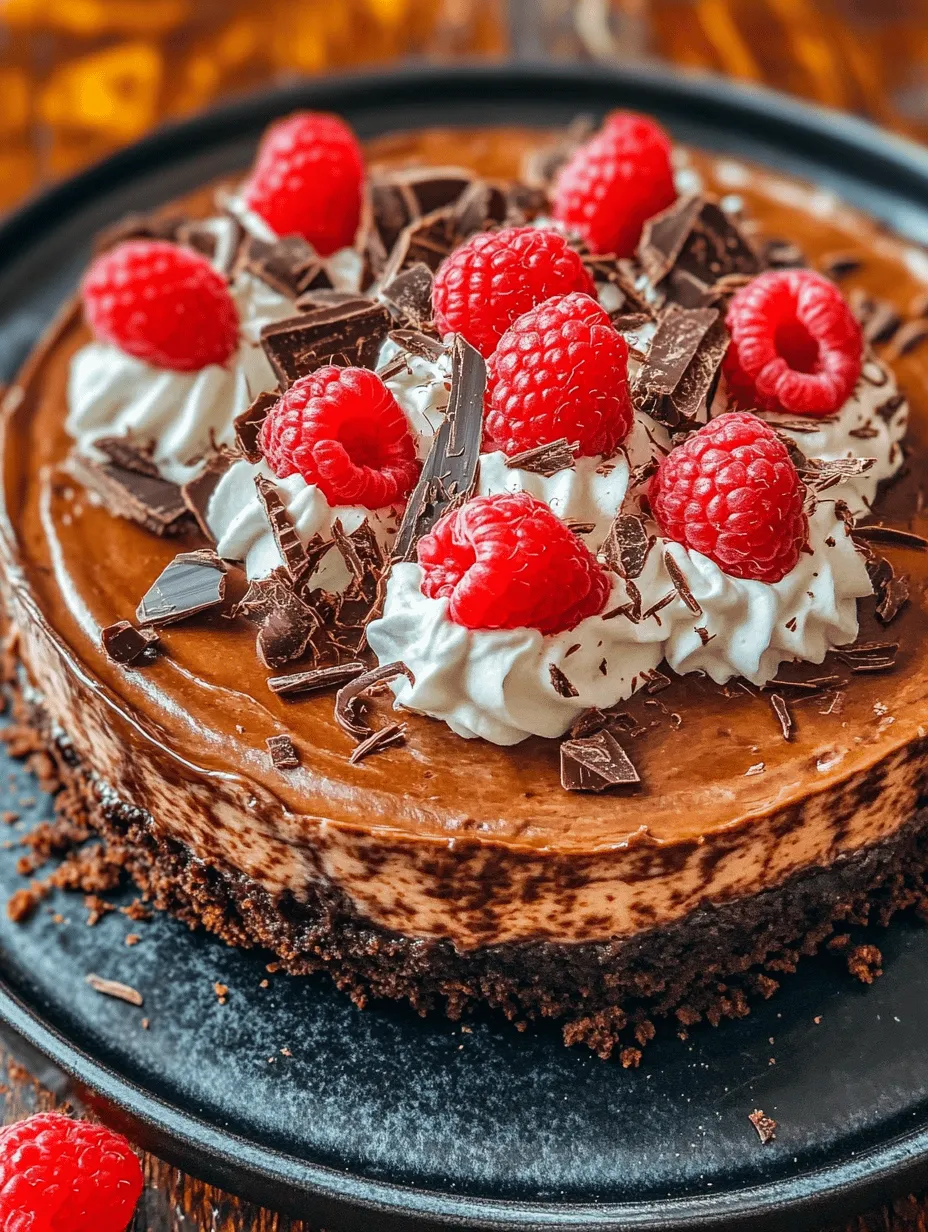 Dark Chocolate Raspberry Cheesecake Recipe