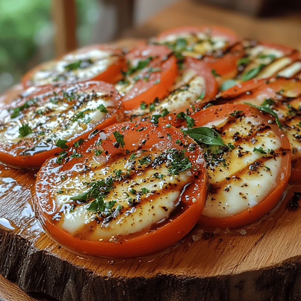 Caprese salad, an iconic dish from the sun-kissed regions of Italy, is a celebration of fresh, high-quality ingredients that embody the essence of Mediterranean cuisine. Named after the island of Capri, this salad has become a staple not only in Italian kitchens but also around the world, captivating food lovers with its vibrant colors and refreshing flavors. Traditionally, Caprese salad is a simple yet sophisticated combination of ripe tomatoes, creamy mozzarella, fresh basil, olive oil, and seasoning. Its straightforward preparation and reliance on fresh ingredients make it a perfect dish for any occasion, whether it's a summer barbecue, a sophisticated dinner party, or a light lunch.