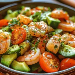 Are you looking for a light, refreshing dish that tantalizes the taste buds while delivering a healthy punch? Look no further than the Refreshing Cucumber Shrimp Salad. This vibrant salad combines the delicate flavor of shrimp with crisp cucumbers, juicy cherry tomatoes, and a medley of other fresh ingredients, making it a perfect choice for a summer meal or a light lunch.