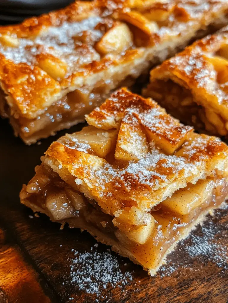 There’s something undeniably comforting about apple pie. It evokes memories of family gatherings, holiday celebrations, and the warm aroma of baked apples wafting through the kitchen. However, in the world of desserts, the classic apple pie has seen a delightful transformation—enter flaky apple pie bars. These bars capture all the essence of traditional apple pie but with a modern twist that makes them easier to prepare and serve.