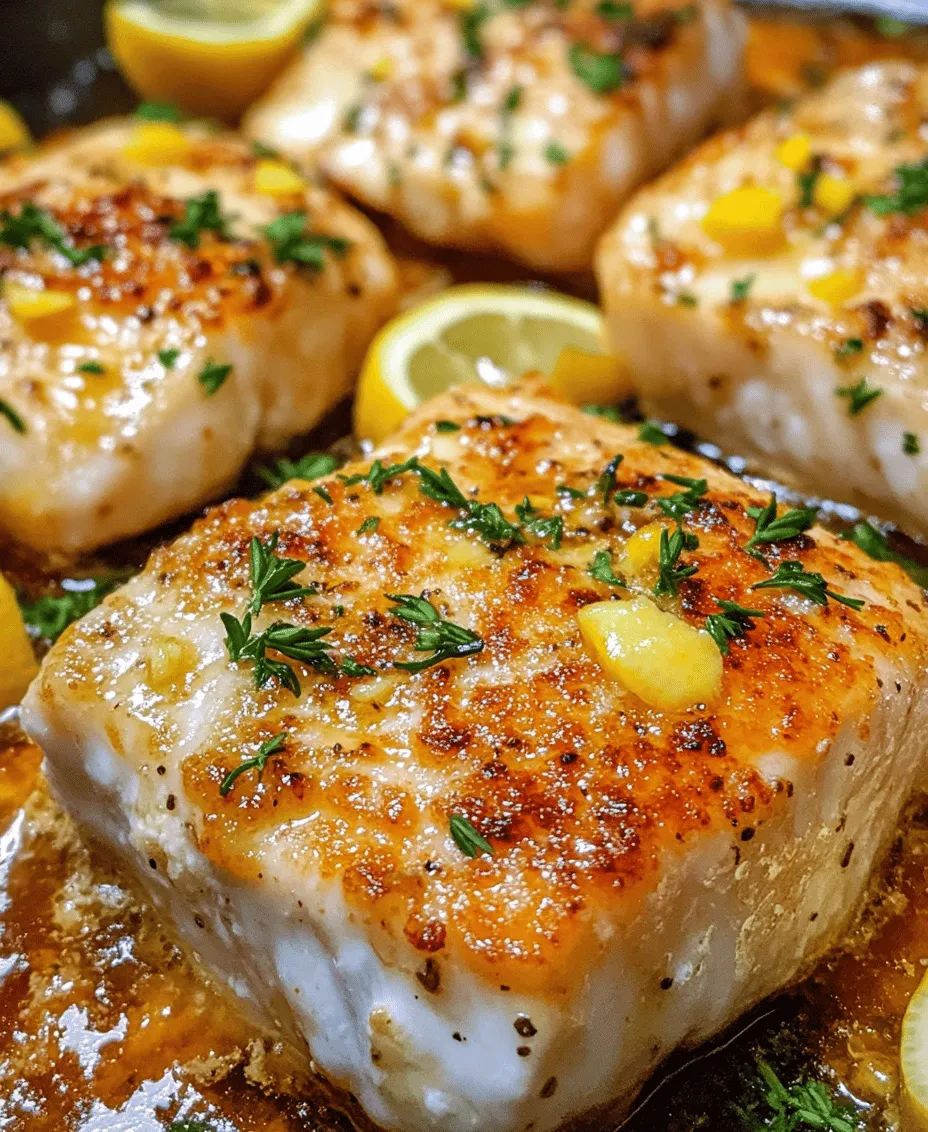 If you're a seafood enthusiast or simply looking to elevate your dinner routine, Garlic Butter Cod is a dish that deserves a place on your table. This delightful recipe features tender, flaky cod fillets bathed in a rich, buttery garlic sauce that will tantalize your taste buds. What makes it especially appealing is its simplicity; it can be prepared in under 30 minutes yet tastes like a gourmet meal. The key to achieving this balance lies in the use of fresh ingredients and straightforward cooking techniques—a combination that allows the natural flavors of the fish to shine through.