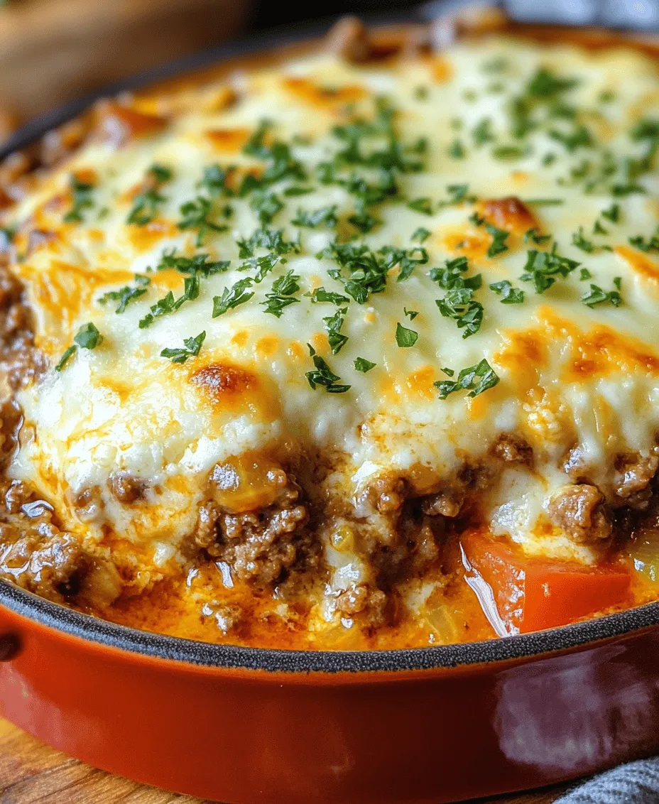Beef Lombardi Casserole is the perfect dish for those seeking comfort in a meal that unites family and friends around the dinner table. This casserole is not only filling but also boasts an incredible balance of flavors and textures, making it an ideal choice for weeknight dinners or festive gatherings. Each bite combines the richness of hearty ground beef, the creaminess of cheeses, and the satisfying chew of al dente pasta, creating a harmonious blend that will leave everyone asking for seconds.