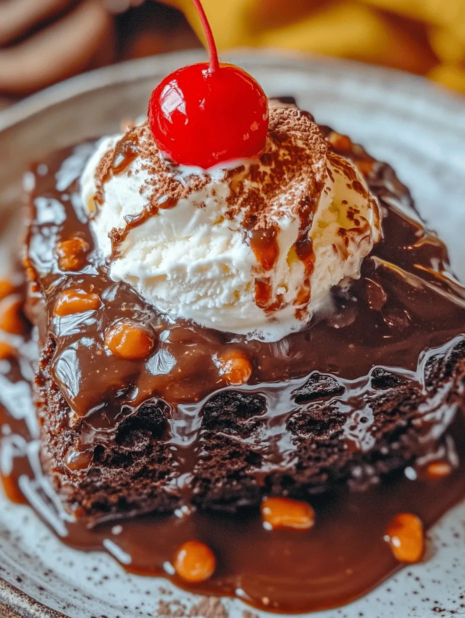 The Old-Fashioned Hot Fudge Sundae Cake is not just a dessert; it’s a nostalgic experience that transports you back to simpler times, filled with laughter, family gatherings, and the comforting embrace of cake and ice cream. This cake beautifully marries the rich flavors of velvety chocolate with warm fudge and creamy ice cream, making it a delightful centerpiece for any occasion—be it a birthday, holiday dinner, or just a Tuesday evening craving.