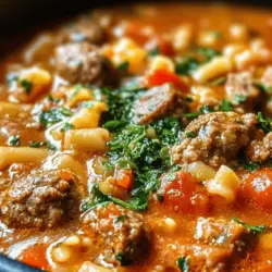 Italian cuisine is beloved worldwide for its rich flavors and comforting dishes, with soups holding a special place in the hearts of many. From the robust minestrone to the velvety zuppa Toscana, Italian soups are not only a feast for the taste buds but also a source of warmth and comfort, particularly during the colder months. Among these delightful creations, Creamy Parmesan Italian Sausage Ditalini Soup stands out as a hearty option that combines rustic flavors with a luxurious creamy texture, making it a go-to recipe for dinner tables everywhere.