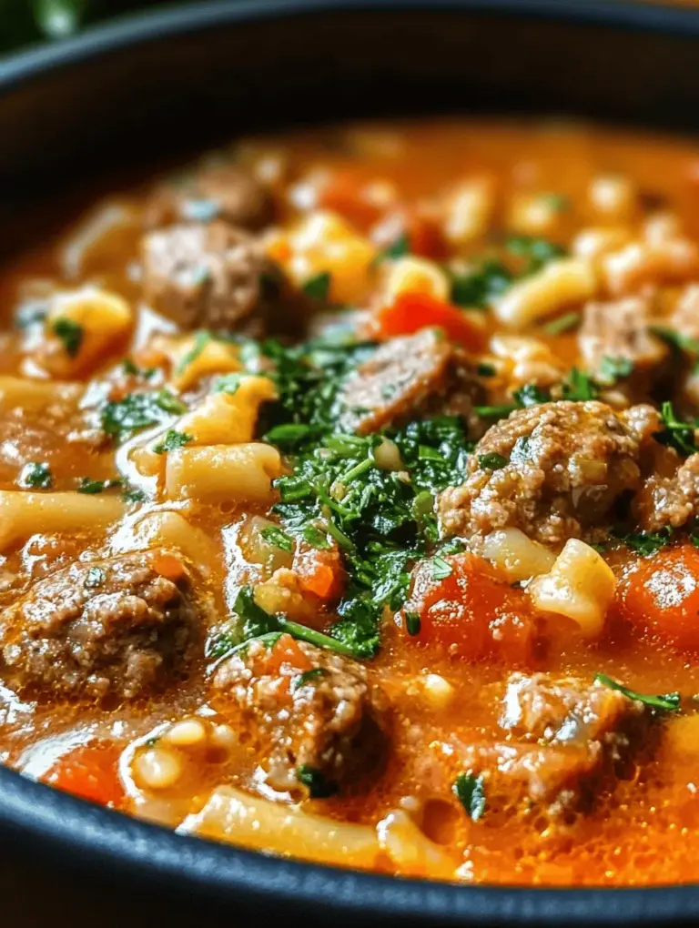 Italian cuisine is beloved worldwide for its rich flavors and comforting dishes, with soups holding a special place in the hearts of many. From the robust minestrone to the velvety zuppa Toscana, Italian soups are not only a feast for the taste buds but also a source of warmth and comfort, particularly during the colder months. Among these delightful creations, Creamy Parmesan Italian Sausage Ditalini Soup stands out as a hearty option that combines rustic flavors with a luxurious creamy texture, making it a go-to recipe for dinner tables everywhere.