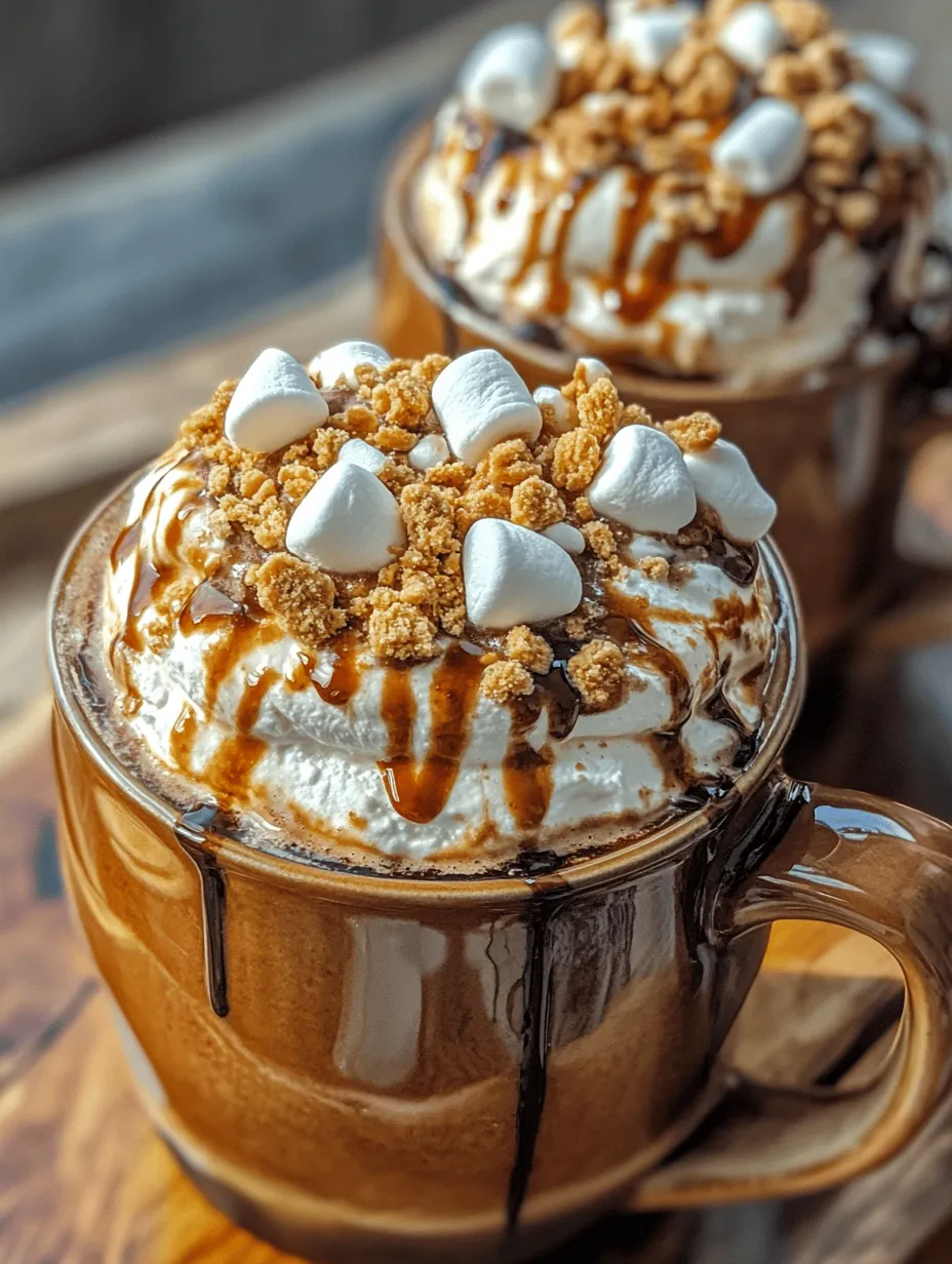 Creating the perfect S'mores Whipped Hot Cocoa involves several steps to ensure that each component blends harmoniously, resulting in a rich and indulgent beverage. Let’s dive into the detailed steps for preparing this delightful drink.