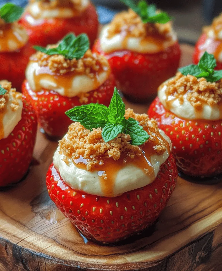 The first and foremost ingredient in this recipe is, of course, fresh strawberries. When selecting strawberries for your Cheesecake Deviled Strawberries, it is essential to choose ripe, plump berries that are firm to the touch and bright red in color. Look for strawberries that have their green caps intact, as this indicates freshness. Varieties like June-bearing strawberries, everbearing strawberries, or even local heirloom types can provide excellent flavor profiles. Make sure to avoid strawberries that show signs of bruising or mold, as they can affect both the taste and presentation of your dish.