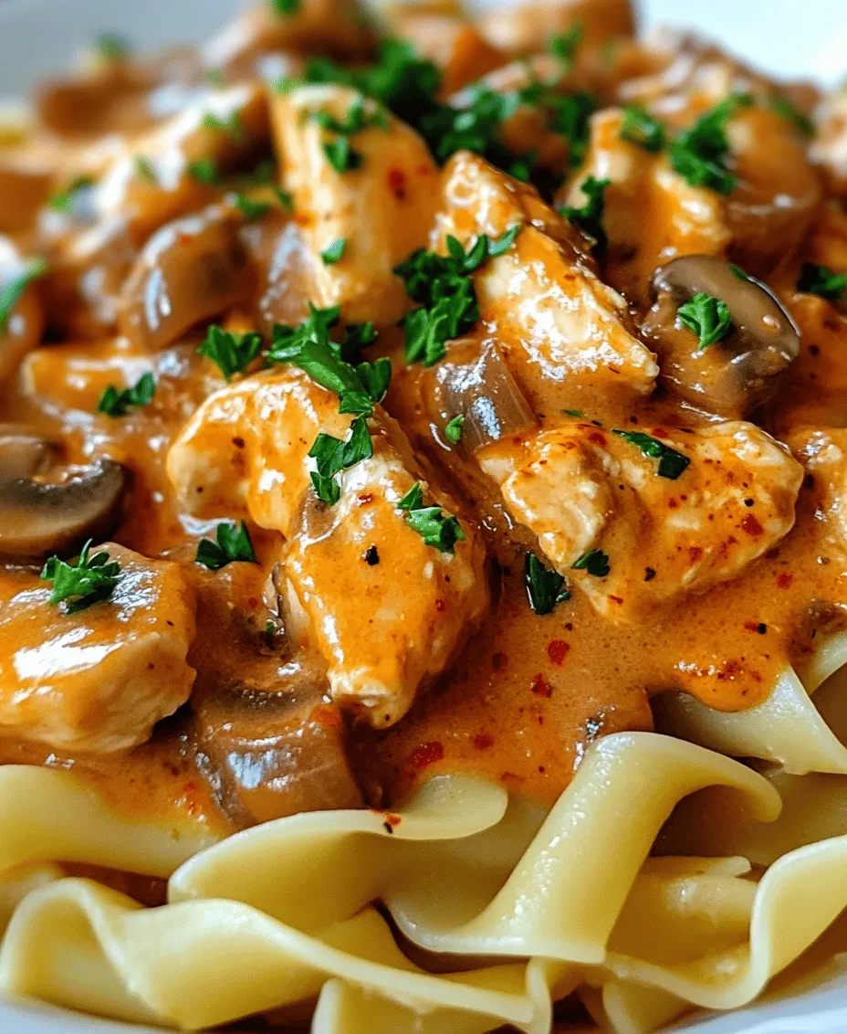 Chicken Stroganoff has earned its place as a beloved comfort dish in many households. This creamy and savory meal is perfect for warming the soul, making it an ideal choice for family dinners, special occasions, or even a cozy night in. What sets this recipe apart is its luscious texture and rich flavor profile, which is achieved through a blend of tender chicken, sautéed mushrooms, and a velvety sauce that brings everything together.