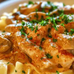 Chicken Stroganoff has earned its place as a beloved comfort dish in many households. This creamy and savory meal is perfect for warming the soul, making it an ideal choice for family dinners, special occasions, or even a cozy night in. What sets this recipe apart is its luscious texture and rich flavor profile, which is achieved through a blend of tender chicken, sautéed mushrooms, and a velvety sauce that brings everything together.