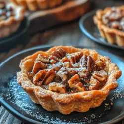 Mini pecan tarts are a beloved dessert option that has captured the hearts of dessert lovers everywhere. With their perfectly petite size and rich, nutty flavor, these tarts serve as a delightful indulgence for any occasion. Whether you're hosting a family gathering, celebrating a holiday, or simply looking to treat yourself to something sweet, mini pecan tarts are the perfect solution. Their charming appearance and delightful flavor make them an irresistible choice for dessert tables and parties, where they can be enjoyed as finger foods or plated desserts.