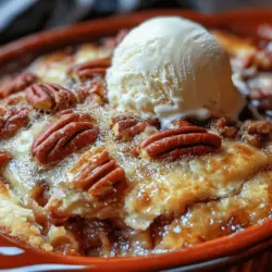 When it comes to desserts that please a crowd, few can rival the charm of a pecan pie. This beloved Southern classic, with its sweet, gooey filling and crunchy topping, has won hearts (and taste buds) for generations. Now, imagine taking that rich flavor and transforming it into an equally delectable yet simplified form: the Pecan Pie Dump Cake Delight. This delightful dessert brilliantly fuses the iconic aspects of pecan pie with the ease and convenience of a dump cake, making it a favorite among bakers of all skill levels.