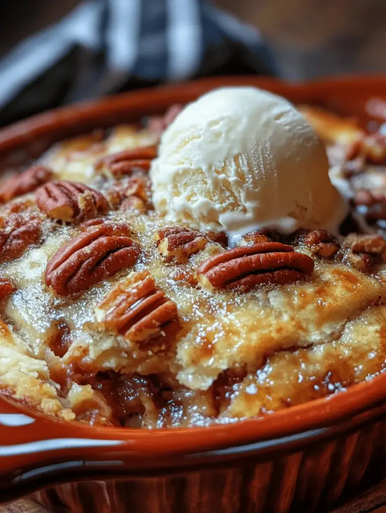 When it comes to desserts that please a crowd, few can rival the charm of a pecan pie. This beloved Southern classic, with its sweet, gooey filling and crunchy topping, has won hearts (and taste buds) for generations. Now, imagine taking that rich flavor and transforming it into an equally delectable yet simplified form: the Pecan Pie Dump Cake Delight. This delightful dessert brilliantly fuses the iconic aspects of pecan pie with the ease and convenience of a dump cake, making it a favorite among bakers of all skill levels.