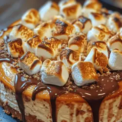 The allure of S'mores Cheesecake Delight lies in its ability to evoke fond memories while simultaneously providing a new and exciting dessert experience. For many, s'mores are synonymous with summer nights spent around a campfire, toasting marshmallows, and sharing stories with friends and family. The combination of gooey marshmallows, rich chocolate, and crunchy graham crackers has become a beloved treat that transcends generations.