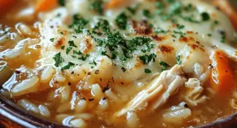 Cozy Chicken and Rice Soup: A Heartwarming Delight