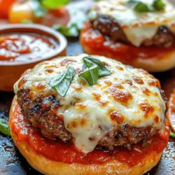 Imagine biting into a juicy, perfectly grilled burger, only to discover a burst of rich marinara sauce, gooey mozzarella, and savory pepperoni layered within. The Pizza Burger encapsulates the essence of comfort food, providing a hearty, satisfying meal that feels like a warm hug on a plate. It’s customizable, allowing you to incorporate your favorite pizza toppings, and it brings the best of both worlds together, making it a hit for family dinners, backyard barbecues, or casual gatherings with friends.