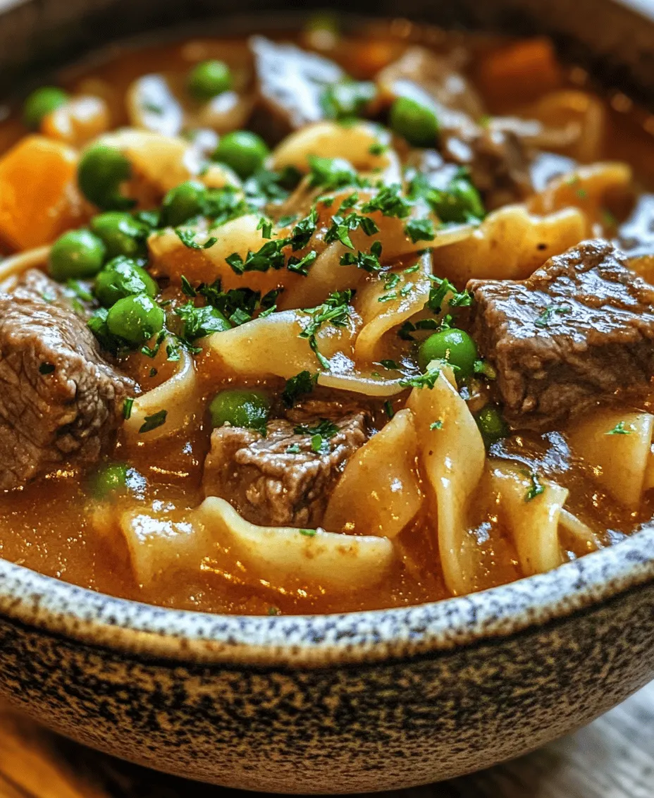 In today’s fast-paced world, slow-cooked meals provide a welcome respite, allowing cooks to create something truly special without spending every moment in the kitchen. There's something magical about the way ingredients meld together over time, creating a deep, savory taste that is difficult to replicate in quicker cooking methods. Beefy Noodle Delight stands out as an exemplary dish within this category, offering a simple yet delicious way to enjoy beef and noodles.