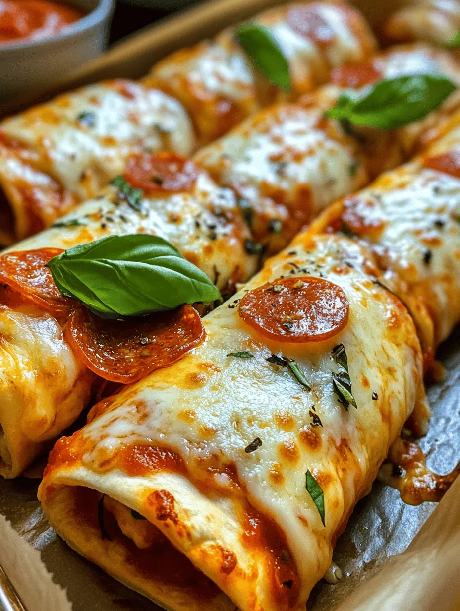 If you're a fan of pizza, you'll love the concept of pizza roll-ups. These delightful snacks are not just a fun twist on traditional pizza; they are also incredibly convenient, making them perfect for all ages. Whether you're looking for an after-school treat for the kids or a quick snack to satisfy your pizza cravings, cheesy pepperoni pizza roll-ups are the answer. With their gooey cheese, savory pepperoni, and the satisfying crunch of a perfectly baked exterior, these roll-ups are sure to become a favorite in your household.