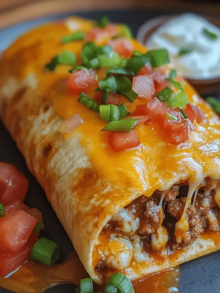 Creating the perfect Beefy Melt Burrito Delight starts with selecting the right ingredients. Each component plays a vital role in achieving the harmonious balance of flavors and textures that makes this dish so satisfying. Let’s break down the core ingredients that will elevate your burrito from ordinary to extraordinary.