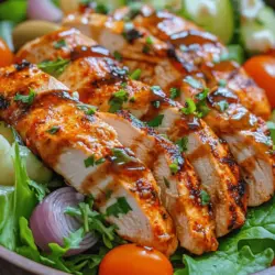 Are you ready to spice up your meal routine? The Harissa Chicken Salad is a bold and vibrant dish that combines succulent chicken marinated in fiery harissa paste with a medley of fresh vegetables. This salad not only tantalizes the taste buds but also offers a nourishing option for those looking to incorporate healthier ingredients into their diets. In today's health-conscious world, finding dishes that are both flavorful and nutritious can be a challenge. Fortunately, this Harissa Chicken Salad checks all the boxes, making it a perfect choice for lunch or dinner.