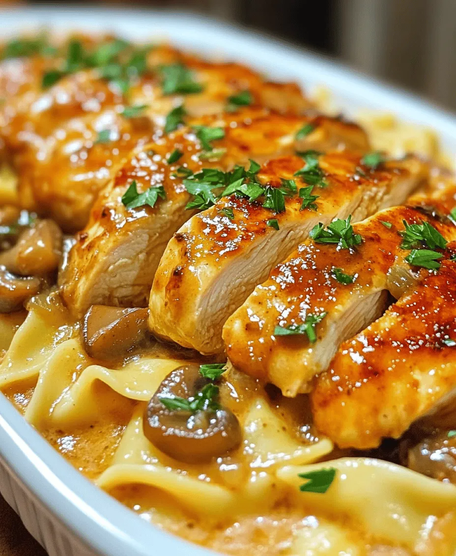 In the realm of home-cooked meals, few dishes evoke as much warmth and satisfaction as creamy chicken stroganoff. This dish is not just a meal; it’s a comforting embrace that many families cherish, perfect for both intimate dinners and larger gatherings. With a rich, creamy sauce enveloping tender chicken and mushrooms, it’s a culinary delight that pleases even the pickiest eaters. What makes it even more appealing is its versatility; whether served over egg noodles, rice, or mashed potatoes, chicken stroganoff can be adapted to suit any palate.