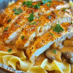 In the realm of home-cooked meals, few dishes evoke as much warmth and satisfaction as creamy chicken stroganoff. This dish is not just a meal; it’s a comforting embrace that many families cherish, perfect for both intimate dinners and larger gatherings. With a rich, creamy sauce enveloping tender chicken and mushrooms, it’s a culinary delight that pleases even the pickiest eaters. What makes it even more appealing is its versatility; whether served over egg noodles, rice, or mashed potatoes, chicken stroganoff can be adapted to suit any palate.