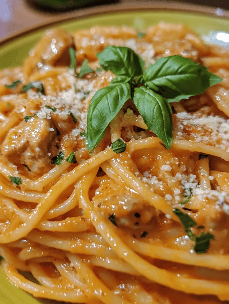 Spaghetti in Blushing Pink Sauce: A Delightful Culinary Experience