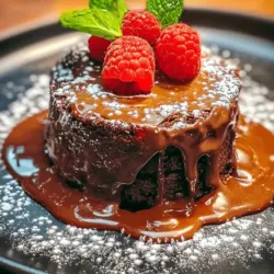 Chocolate lava cake is a dessert that has captured the hearts of many with its rich, molten center and tender exterior. This delightful creation is often served warm, allowing the decadent chocolate to flow out like a sweet river when cut into. The allure of a lava cake lies in its indulgent nature—every bite is a celebration of chocolate that evokes feelings of comfort and joy. But what if you could elevate this classic dessert to new heights? Enter the raspberry chocolate lava cake, a unique twist that introduces the bright, tart flavor of fresh raspberries, perfectly complementing the rich, velvety chocolate.